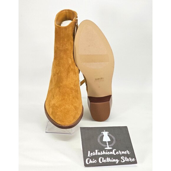 NWOB J Crew Women’s Golden Brandy Suede 2” Block Heel Booties Size 9 1837 - Picture 6 of 16